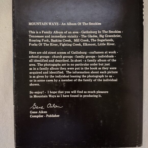 Mountain Ways: An Album of the Smokies 1983 Signed First Edition - Picture 2 of 11